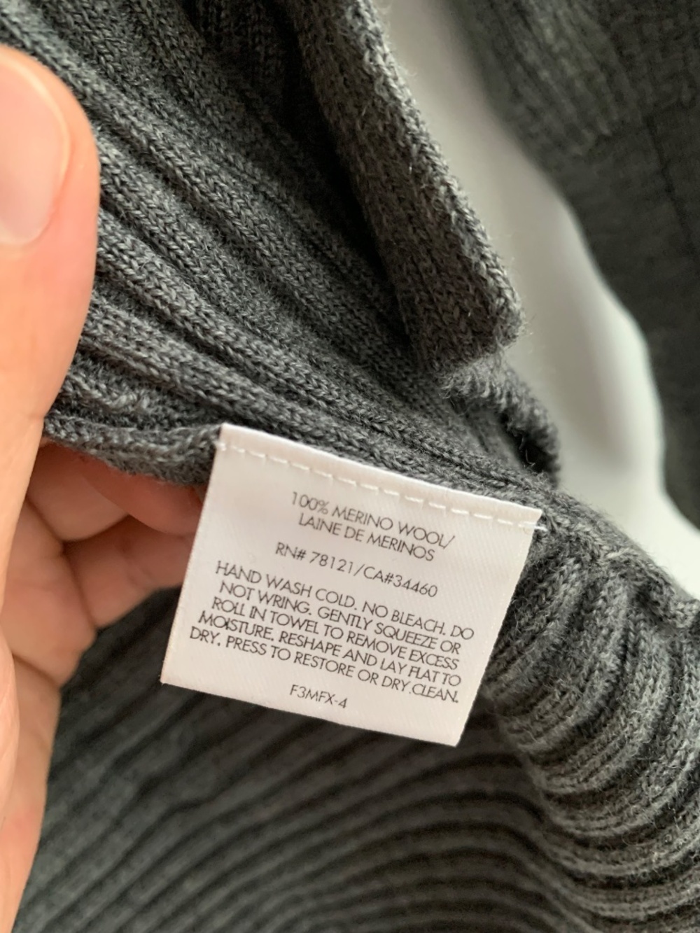 Eileen Fisher Merino Wool Open Front Cardigan Size S in Gray - Picture 4 of 8